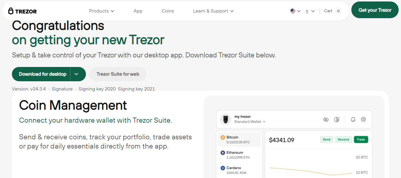 Trezor Wallet (Official) | Get Started With Trezor Wallet®