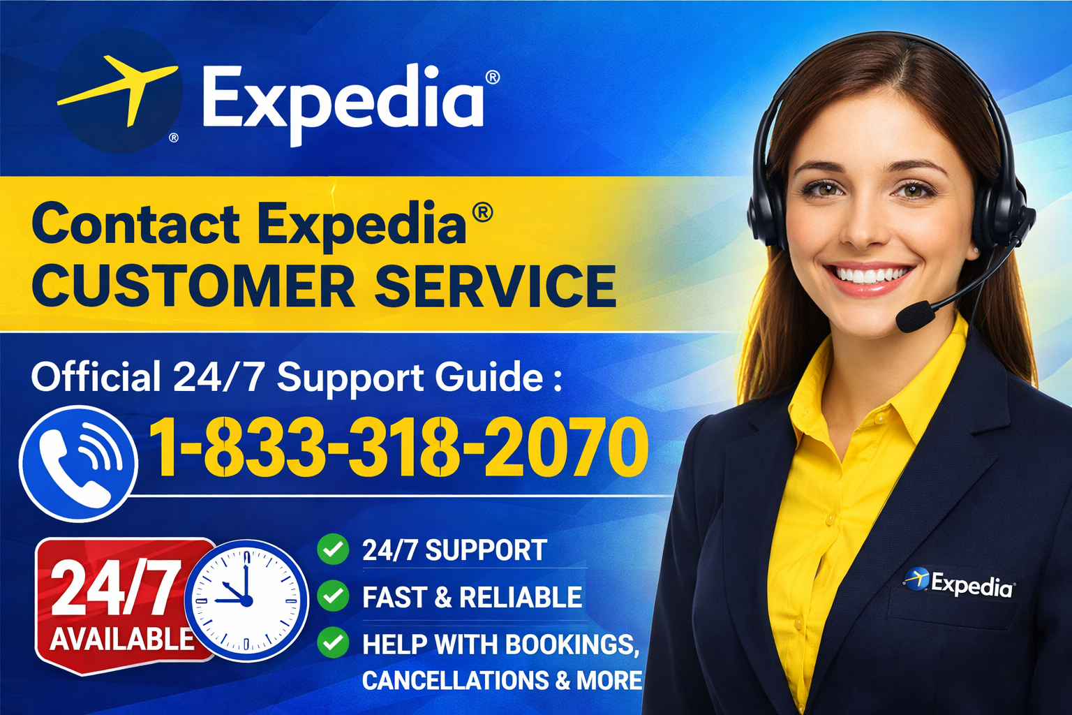 Expedia Customer Service Toll-Free Number || Your Complete 24/7 Step-by-Step