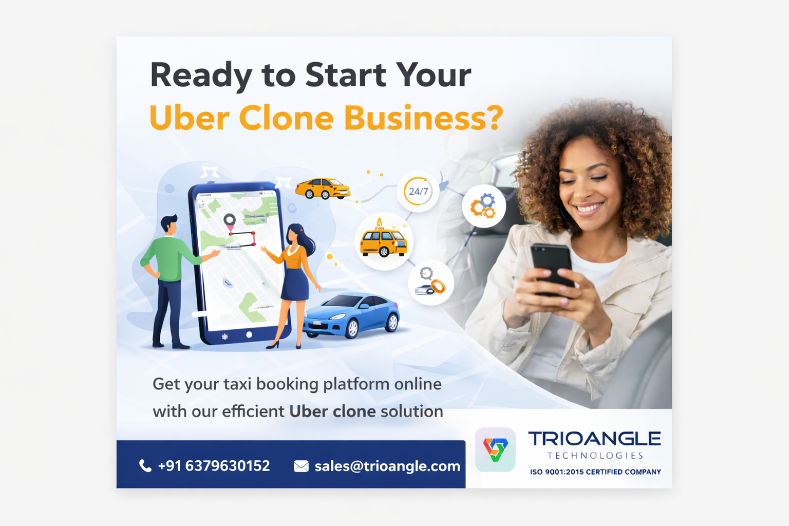 Uber Clone – A Pre-Built Taxi Booking App Solution 