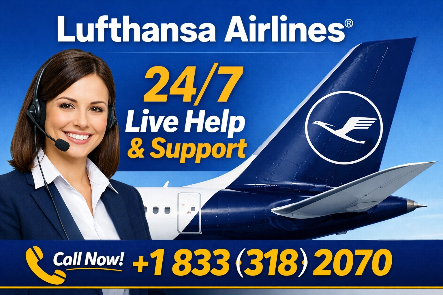 Lufthansa Airlines™ Customer Service Complete Guide || Step-by-Step Help & Support 24/7 Lufthansa Airlines