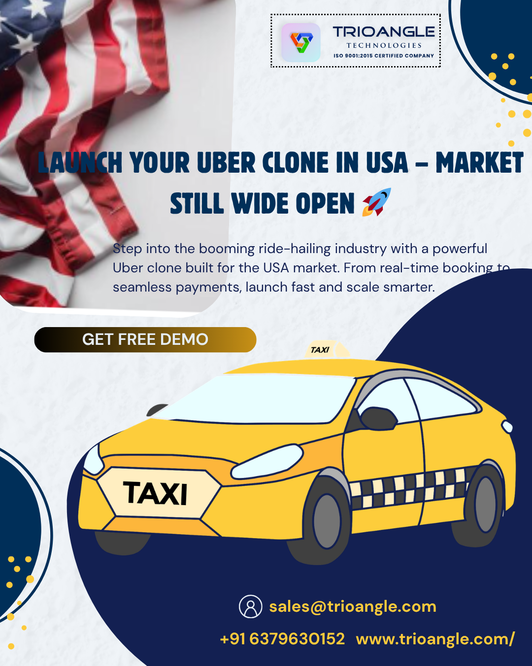 Uber Clone – A Pre-Built Taxi Booking App Solution 